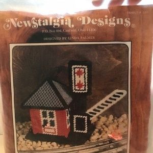 Train Plastic Canvas Kit  Newstalgia Designs VTG